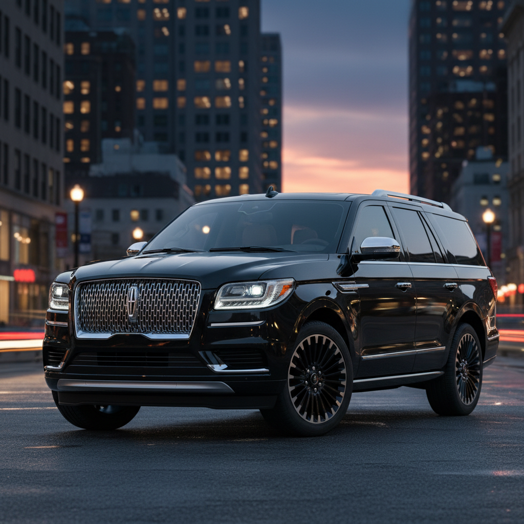 Lincoln Navigator luxury black SUV